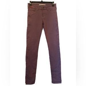 !iT Purple Ultra Skinny Jeans with Stitching Detail